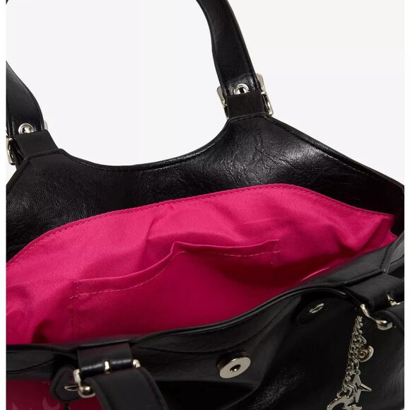 Kuromi Pink Flame Heart Shoulder Bag - NEW - Picture 4 of 4
